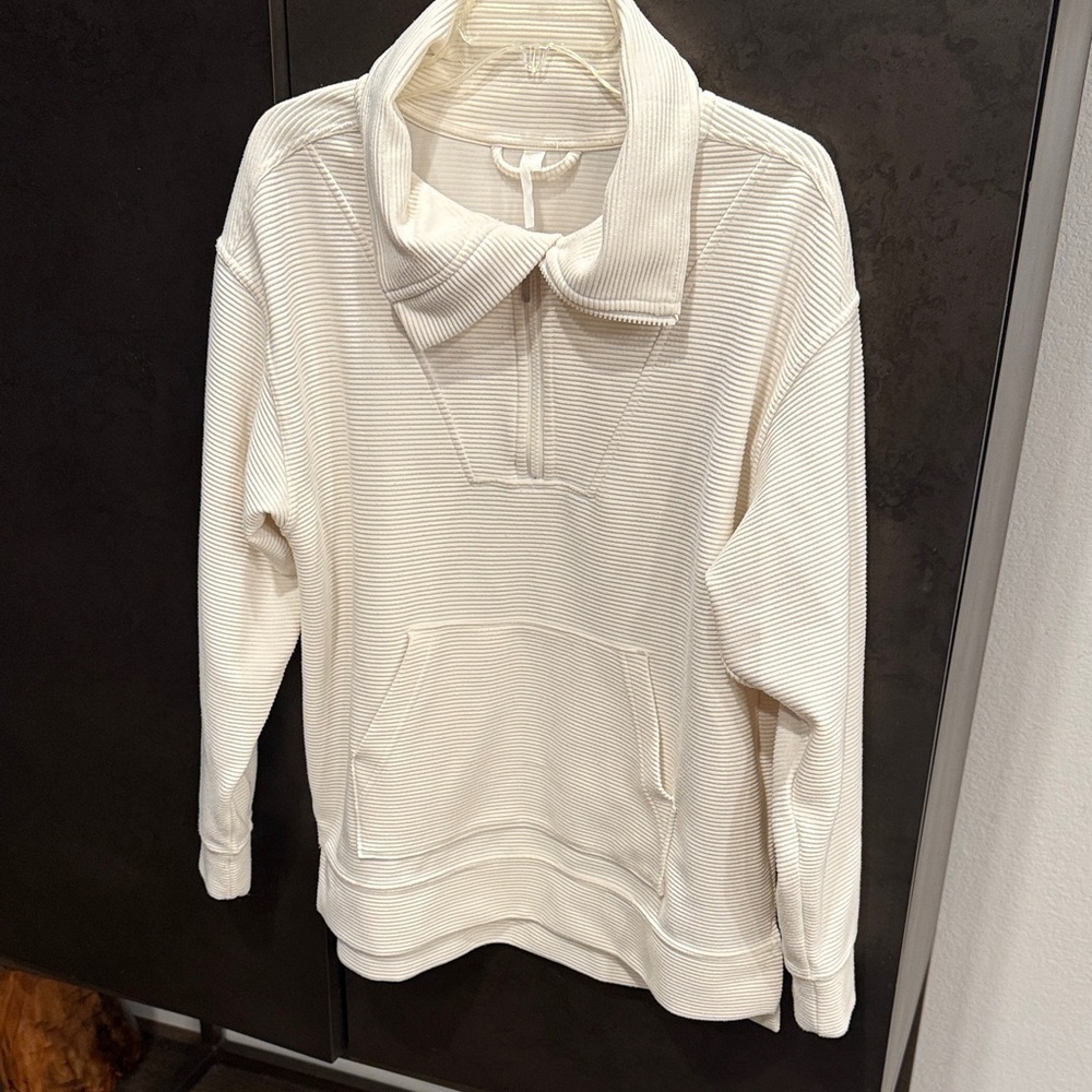 Zella Cream Cowl Neck Sweater